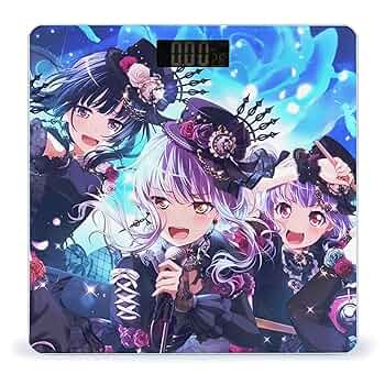 Amazon.co.jp: バンドリ ガルパ Roselia ロゼリア 体重計 高精度